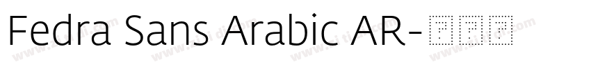 Fedra Sans Arabic AR字体转换